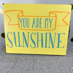 Sunshine Wooden Sign